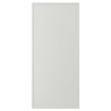 ASPUDDEN Puerta, gris claro, 18x40 "