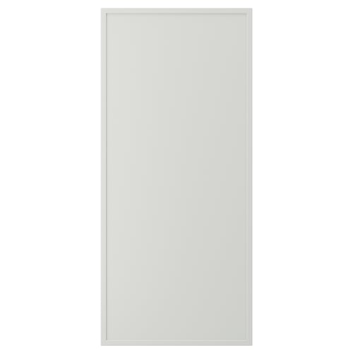 ASPUDDEN Puerta, gris claro, 18x40 "