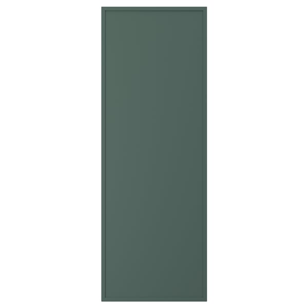 ASPUDDEN Puerta, gris verdoso oscuro, 18x50 "