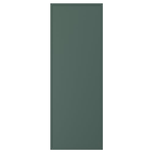 ASPUDDEN Puerta, gris verdoso oscuro, 18x50 "