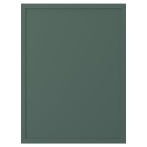 ASPUDDEN Puerta, gris verdoso oscuro, 15x20 "