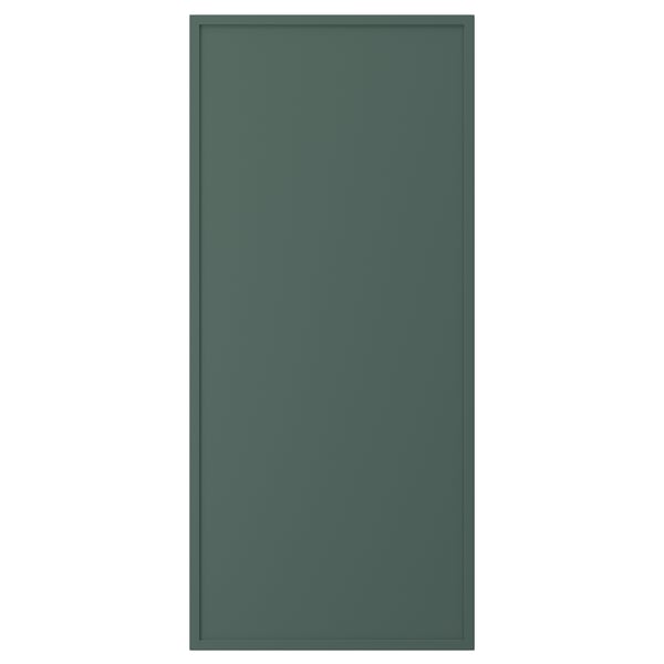 ASPUDDEN Puerta, gris verdoso oscuro, 18x40 "