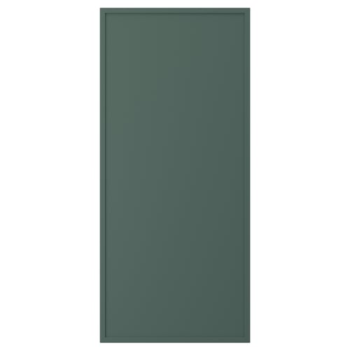 ASPUDDEN Puerta, gris verdoso oscuro, 18x40 "