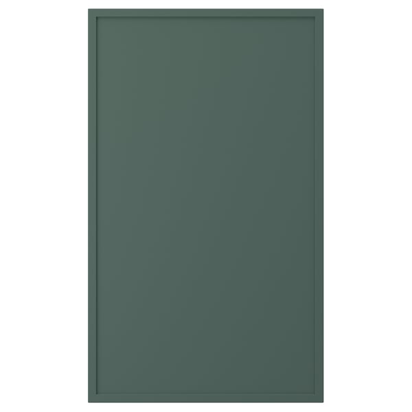 ASPUDDEN Puerta, gris verdoso oscuro, 18x30 "