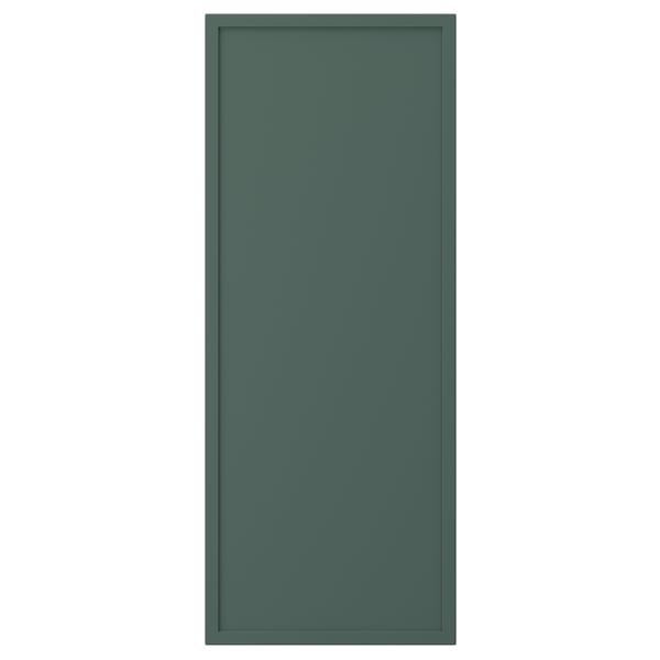 ASPUDDEN Puerta, gris verdoso oscuro, 12x30 "