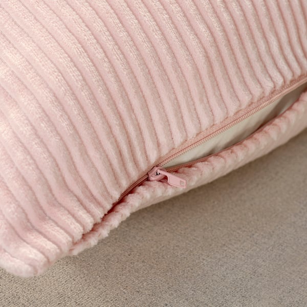 ÅSVEIG Funda para cojín, rosado claro, 20x20 "
