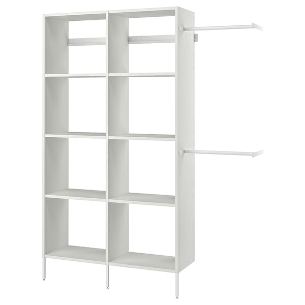 AURDAL Combinación de armario, blanco, 70 5/8-83 5/8x15 3/4x87 "