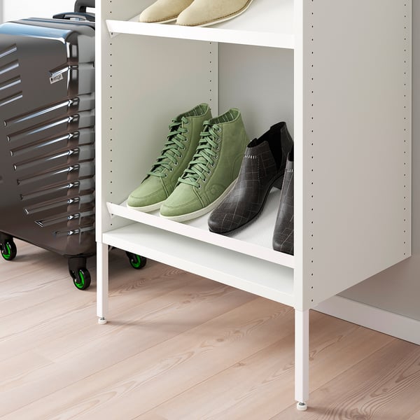 AURDAL Combinación de armario, blanco, 47-60x15 3/4x87 "