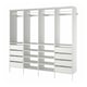 AURDAL Combinación de armario, blanco, 98 3/8x15 3/4x87 "