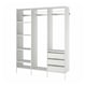 AURDAL Combinación de armario, blanco, 74 3/4x15 3/4x87 "