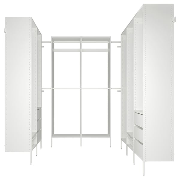 AURDAL Combinación de armario, blanco, 70 7/8-118 1/8x15 3/4x87 "