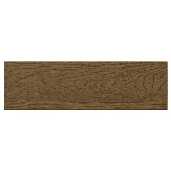 AURDAL Frente de cajón, marrón chapa de roble teñida, 22x6 1/2 "