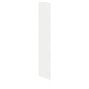 AURDAL Panel lateral con pata, blanco, 15 3/4x87 "