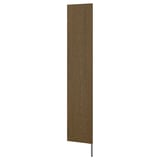 AURDAL Panel lateral con pata, marrón chapa de roble teñida, 15 3/4x87 "