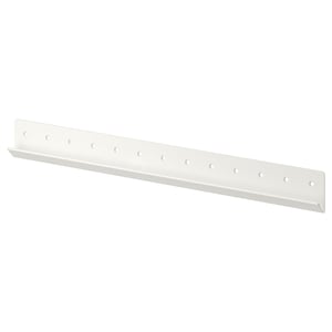 AURDAL Riel de montaje, blanco, 25 5/8 "
