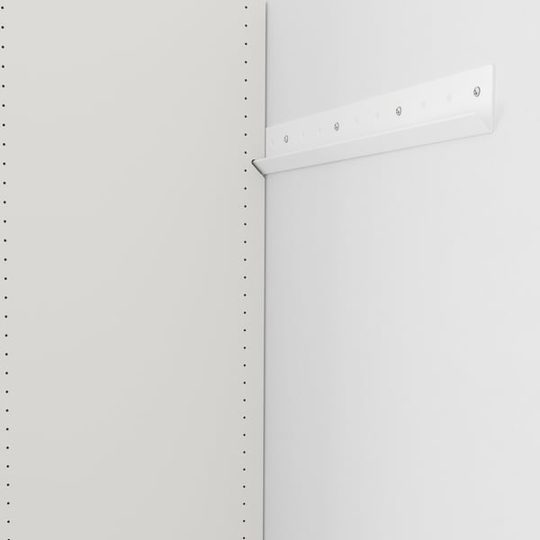 AURDAL Riel de montaje, blanco, 49 1/4 "