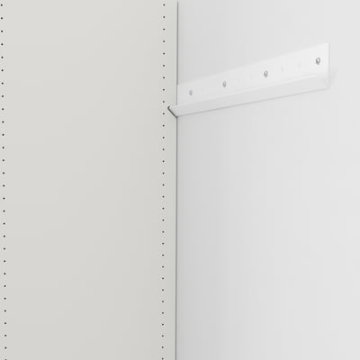 AURDAL Riel de montaje, blanco, 25 5/8 "
