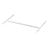 AURDAL Riel para ropa, blanco, 22 1/4 "