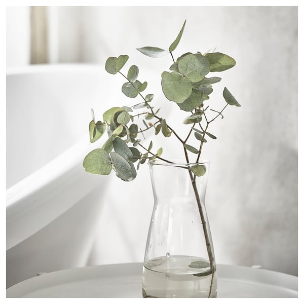 AVMÅLA Vela aromática recipiente de vidrio, Menta/verde oscuro, 40 hr
