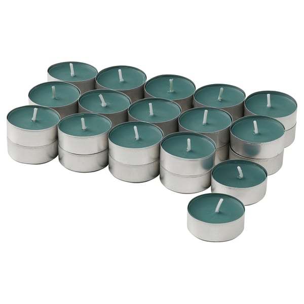 AVMÅLA Vela pequeña aromática, Menta/verde oscuro, 3.5 hr