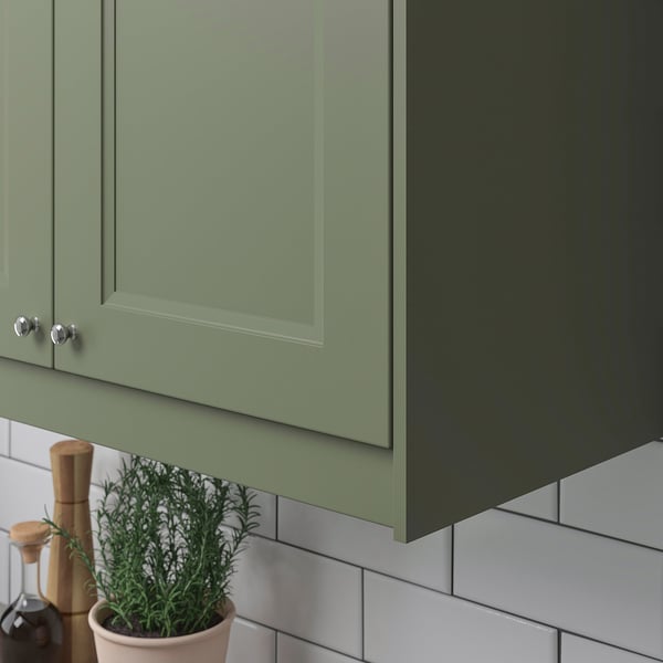 AXSTAD Embellecedor redondo, gris-verde, 87 "