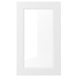 AXSTAD Puerta de vidrio, blanco mate, 18x30 "