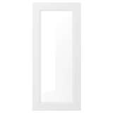 AXSTAD Puerta de vidrio, blanco mate, 18x40 "