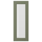 AXSTAD Puerta de vidrio, gris-verde, 15x40 "