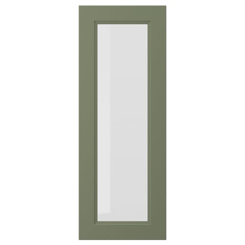 AXSTAD Puerta de vidrio, gris-verde, 15x40 "