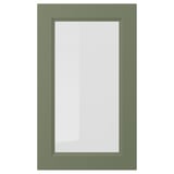 AXSTAD Puerta de vidrio, gris-verde, 18x30 "