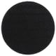 BACKMÅRA Alfombra de baño, negro redondo, 22 "