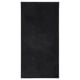 BACKMÅRA Alfombra de baño, negro, 24x47 "