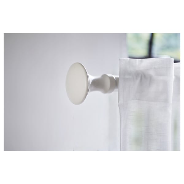 BÄCKRADULA Pomos de remate, 1 par, blanco