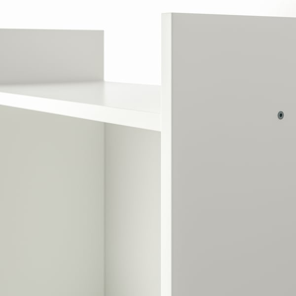 BAGGEBO Librero, blanco, 19 5/8x9 7/8x63 "