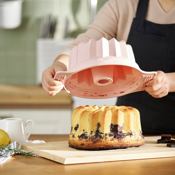 BAKTIDER Molde para rosca, rosado claro, 8 5/8 "