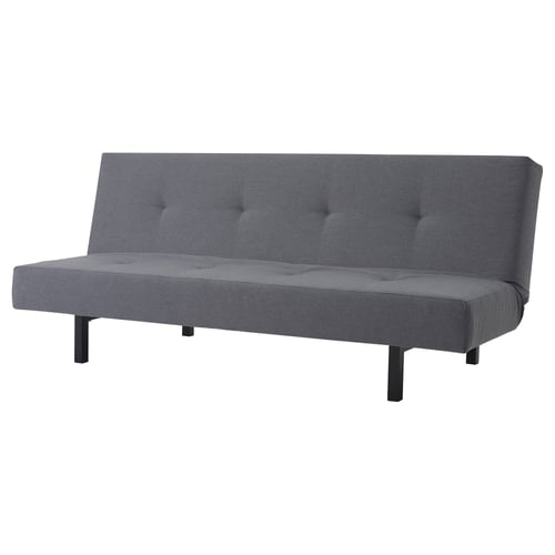 BALKARP Sofá cama de 2 plazas, Vissle gris