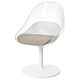 BALTSAR Silla giratoria, blanco