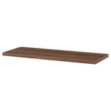 BERGSHULT Estante, efecto de nogal, 31 1/2x11 3/4 "