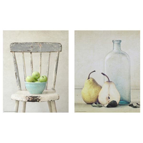 BILD Póster, bodegón con frutas, 8x10 "
