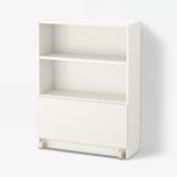BILLY Cajón, blanco/+ruedas, 31 1/2x11x16 7/8 "