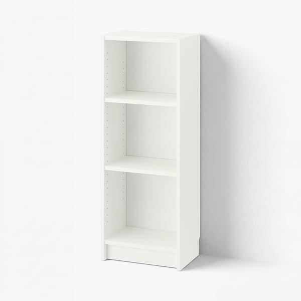 BILLY Librero, blanco, 15 3/4x11x41 3/4 "