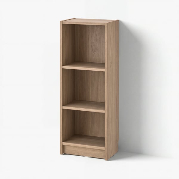 BILLY Librero, efecto de roble, 15 3/4x11x41 3/4 "
