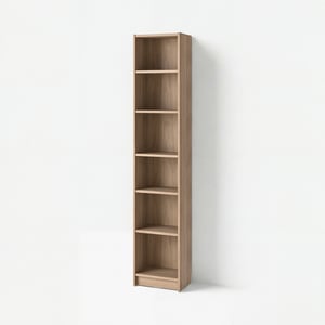 BILLY Librero, efecto de roble, 15 3/4x11x79 1/2 "