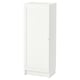 BILLY / OXBERG Librero con puerta, blanco, 15 3/4x11 3/4x41 3/4 "