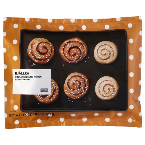 BJÄLLRA Bollo de canela, congelado, 1 lb 2 oz