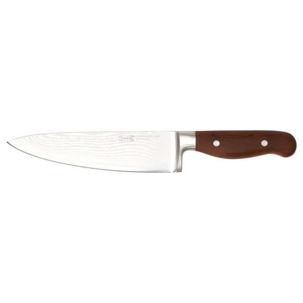 BRILJERA Cuchillo de chef, acero de Damasco/arce, 8 "
