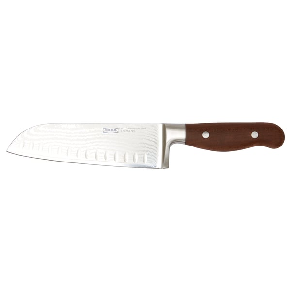 BRILJERA Cuchillo para verduras, acero de Damasco/arce, 6 "
