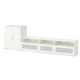 BRIMNES Combinación de almacenaje para TV, blanco, 115 3/4x16 1/8x37 3/8 "