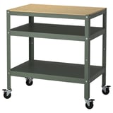 BROR Carrito, gris-verde/contrachapado de pino, 33 1/2x21 5/8 "