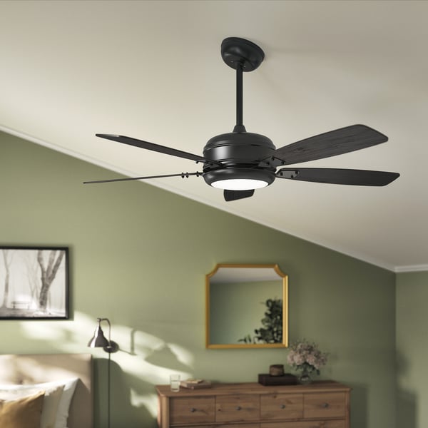 BRUNALGER Varilla extensión ventilador techo, gris oscuro, 11 3/4 "